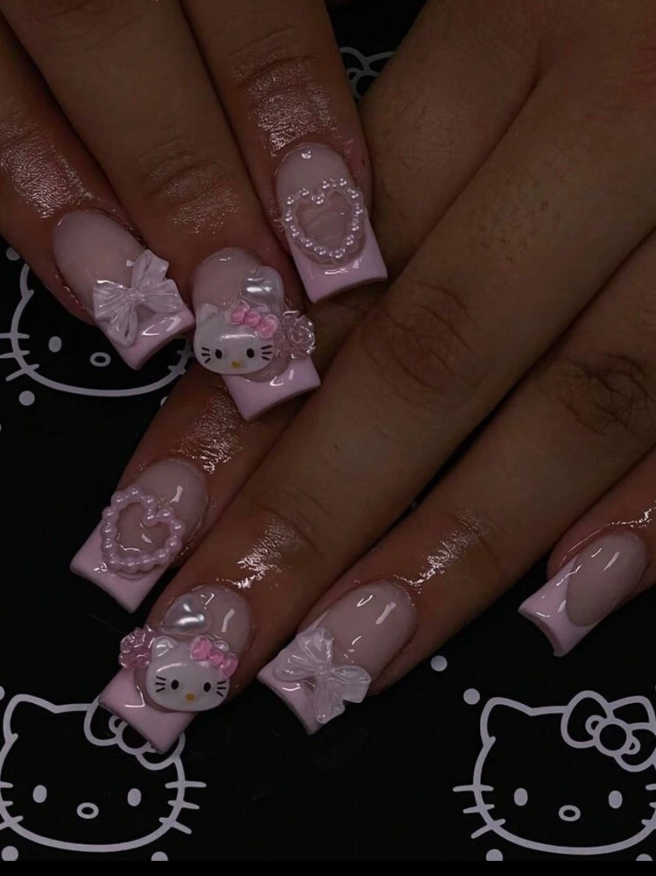 Hello Kitty Press On Nails